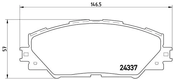 Brembo P83071 Колодки тормозные P83071