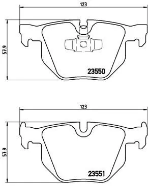 Brembo P06039 КОЛОДКИ ТОРМОЗНЫЕ P06039