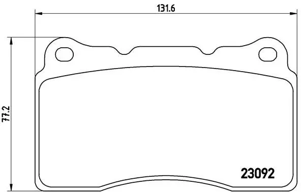 Brembo P54040 Тормозные колодки