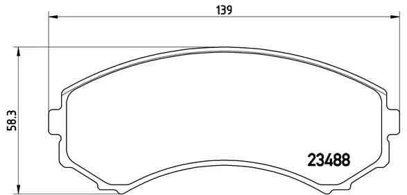 Brembo P54029 Колодки тормозные дисковые