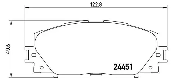 Brembo P83106 Колодки тормозные передние
