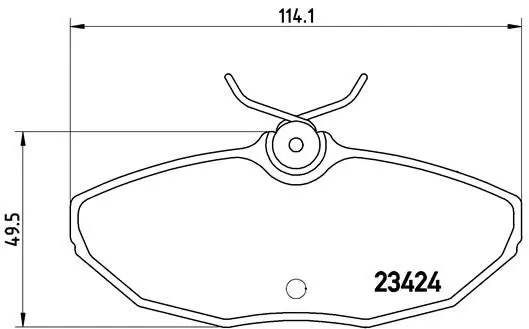 Brembo P36013 КОЛОДКИ ТОРМОЗНЫЕ ДИСКОВЫЕ