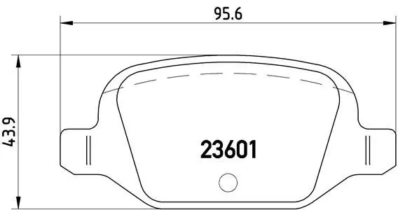Brembo P23064 Колодки тормозные P23064