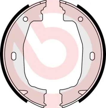 Brembo S06510 Колодки ручного тормоза к-кт