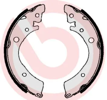 BREMBO S28502 Комлект тормозных накладок