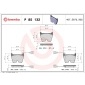 P85132 Brembo Колодки тормозные дисковые