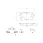 P85190 Brembo Колодки торм. зад. AUDI A6