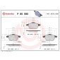 P85085 Колодки тормозные дисковые