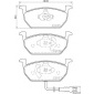 P85137 Колодки тормозные дисковые