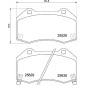 P59094 Колодки тормозные дисковые