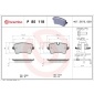 P85118X Комплект тормозных колодок,