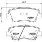P30106 Колодки тормозные дисковые