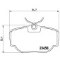 P44009 Колодки тормозные дисковые