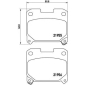 P83091 BREMBO Комплект тормозных колодок