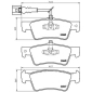 P85091 Brembo КОЛОДКИ ТОРМОЗНЫЕ ДИСКОВЫЕ VW