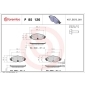 P85126 Brembo Колодки тормозные P85126