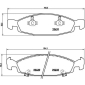 P37005 Brembo КОЛОДКИ ТОРМОЗНЫЕ ДИСКОВЫЕ