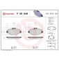P50049 Brembo КОЛОДКИ ТОРМОЗНЫЕ ДИСКОВЫЕ К-Т