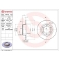08174110 BREMBO Тормозной диск