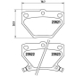 P83052 Колодки торм зад Toyota