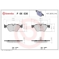P06036X BREMBO Комплект тормозных колодок,