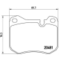 P65002 BREMBO Комплект тормозных колодок