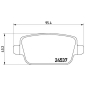 P44016 Brembo Колодки тормозные дисковые,
