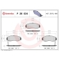 P28034 Brembo Колодки тормозные дисковые