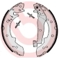 S06504 BREMBO Комлект тормозных накладок