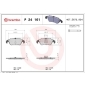 P24161 BREMBO КОЛОДКИ ТОРМОЗНЫЕ ДИСКОВЫЕ