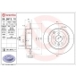 08991311 Brembo Диск тормозной 08.9913.11