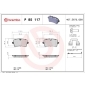 P85117 Brembo Колодки тормозные задние
