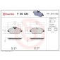 P06034X Brembo Колодки тормозные дисковые