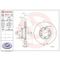 09771710 Brembo Диск тормозной передн OPEL:
