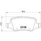 P50058 Brembo Комплект тормозных колодок