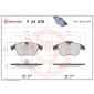 P24076X Brembo Колодки тормозные передний