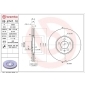 09674710 Brembo Диск тормозной передний (вент.