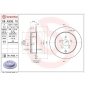 08A33511 Brembo ДИСК ТОРМОЗНОЙ, TOYOTA AVENSIS