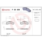 P56069 Brembo Комплект колодок для дисковых
