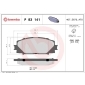 P83141 BREMBO Комплект тормозных колодок