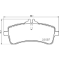 P50131 BREMBO КОМПЛЕКТ КОЛОДОК ТОРМОЗНЫ
