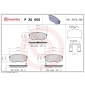 P30055 Brembo Колодки тормозные дисковые
