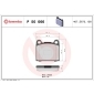 P50066 Brembo Комплект тормозных колодок