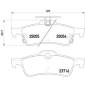 P28070 Brembo Колодки тормозные Honda Civic