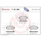 P56086 Brembo Колодки тормозные дисковые