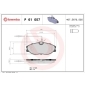 P61057 Brembo P61057 колодки дисковые
