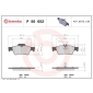 P50052 Brembo Колодки тормозные P50052
