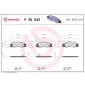 P30042 Brembo Колодки тормозные дисковые 