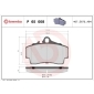 P65008 Brembo Комплект тормозных колодок