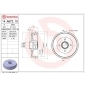 14A67210 Brembo Барабан тормозной 203мм